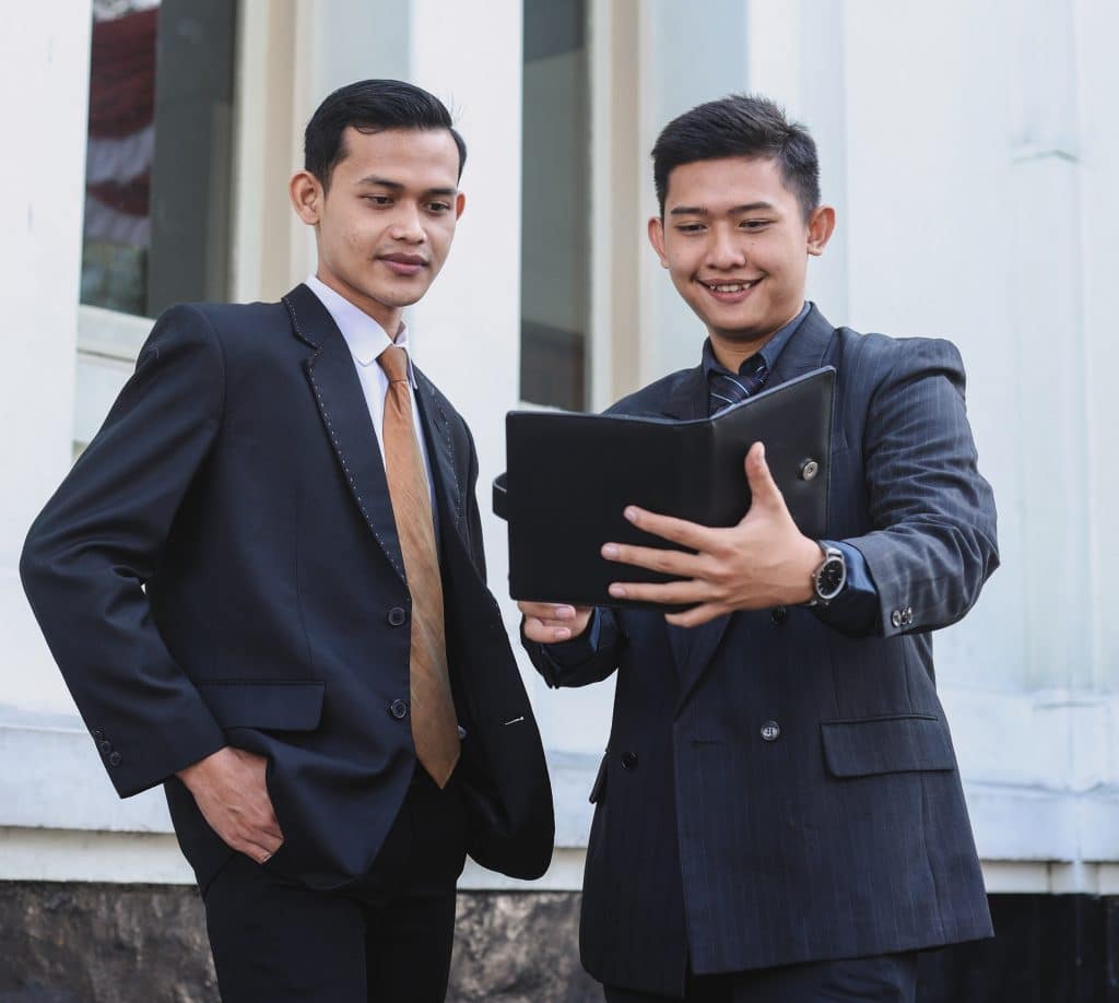 Two Young Businessman