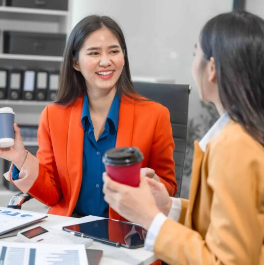 Two Asian Business Woman